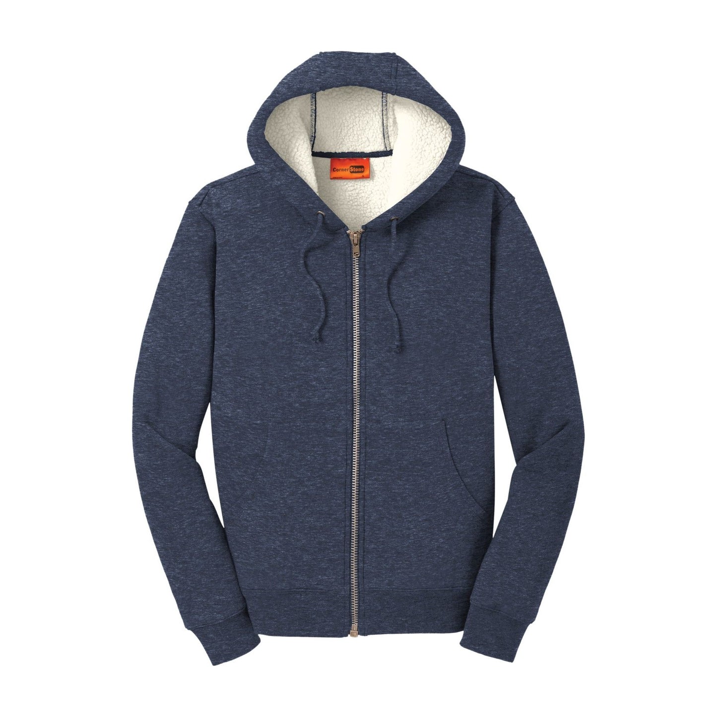CornerStone® Heavyweight Sherpa-Lined Hooded Fleece Jacket