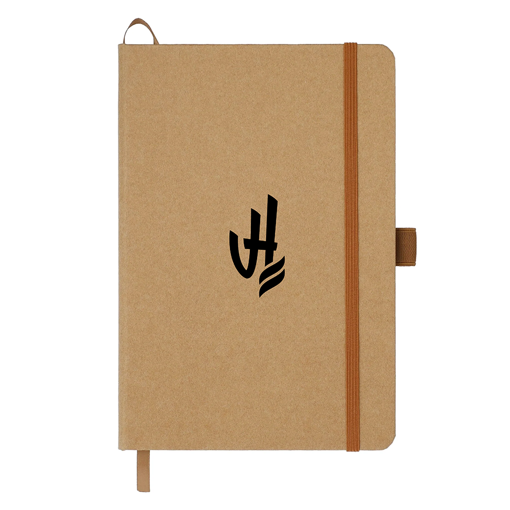 5.5" x 8.5" Washable Kraft Stone Bound JournalBook