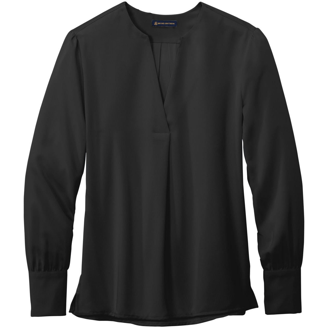 Brooks Brothers® Women's Open-Neck Satin Blouse