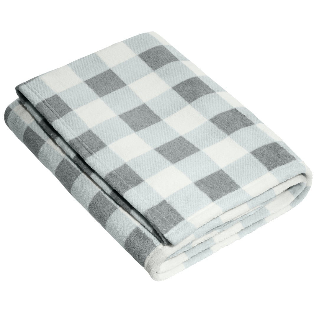 Marshmallow/ Monument Grey Check