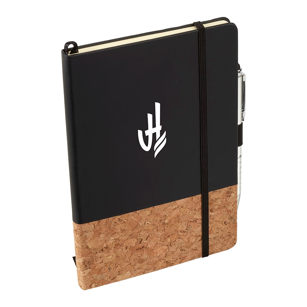 5.5" x 8.5" FSC® Mix Lucca Cork Hard Bound JournalBook®