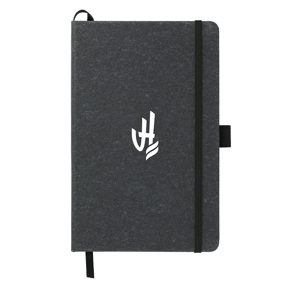 5.5" x 8.5" FSC® Mix Recycled Leather Bound JournalBook®