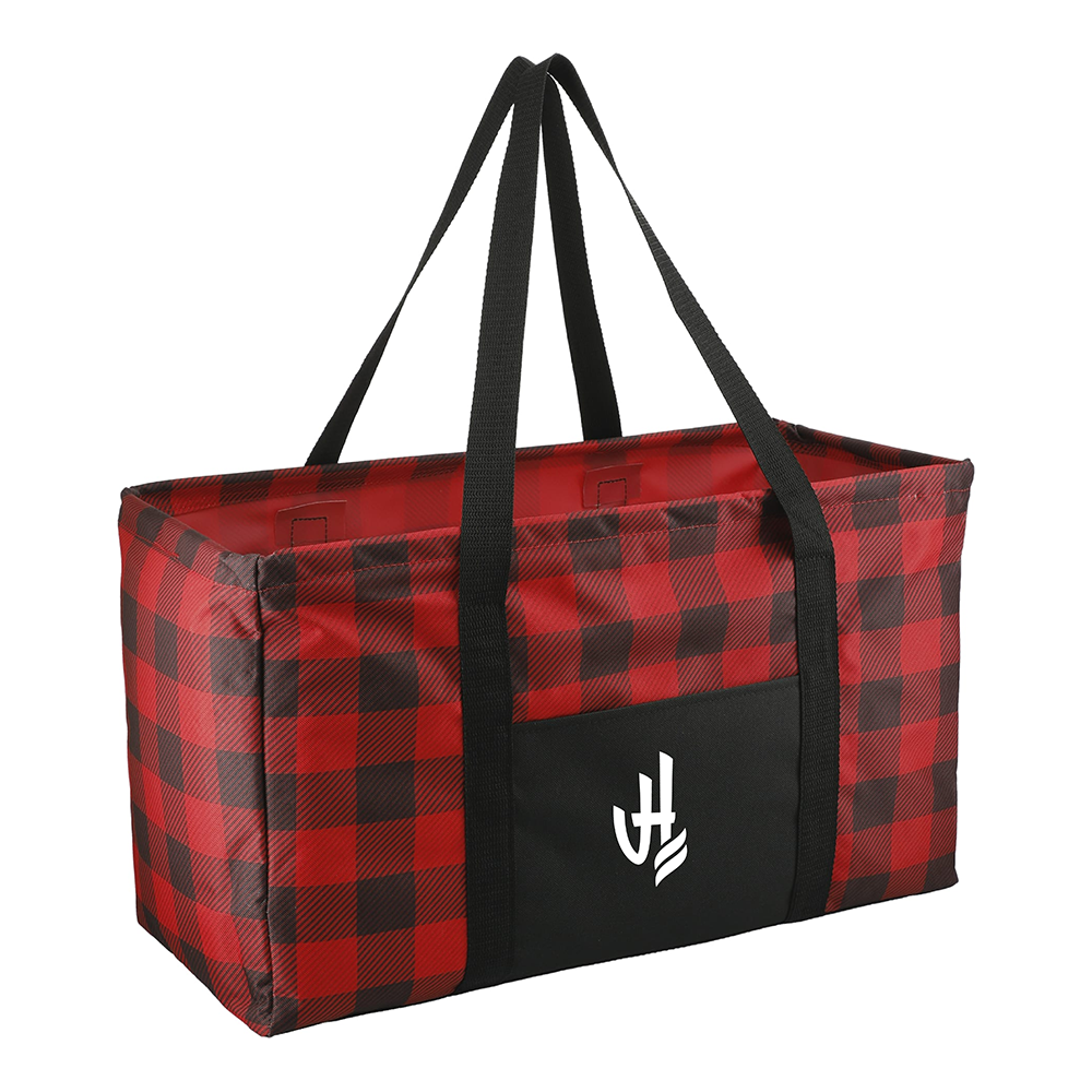 Buffalo Plaid Utility Tote