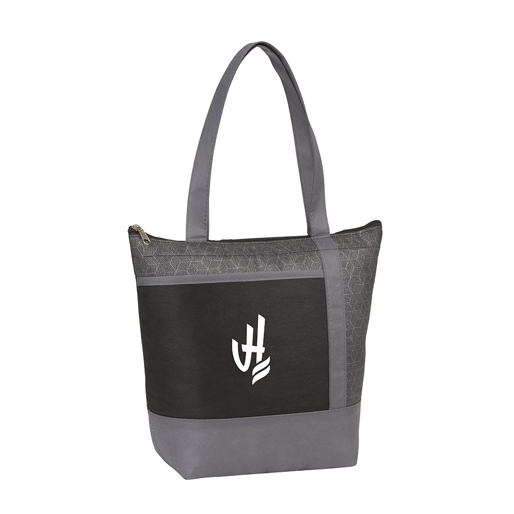 Chrome 9-Can Non-Woven Insulated Cooler Lunch Bag