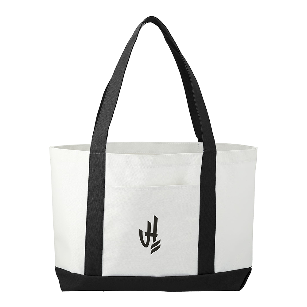 Large Canvas Boat Tote Bag
