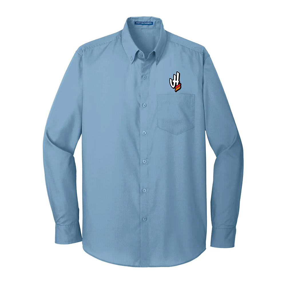 Port Authority® Long Sleeve Carefree Poplin Shirt