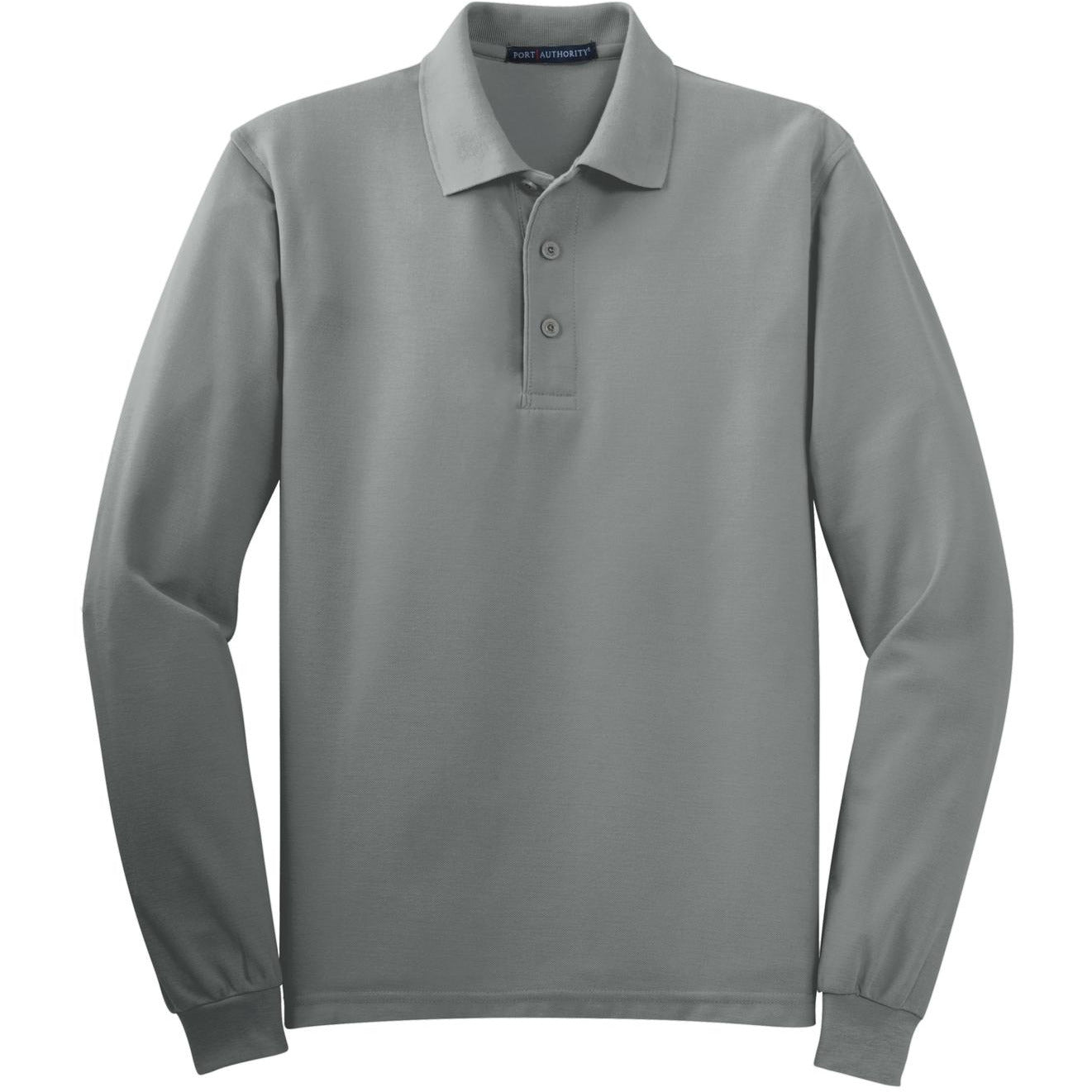Port Authority® Silk Touch™ Long Sleeve Polo